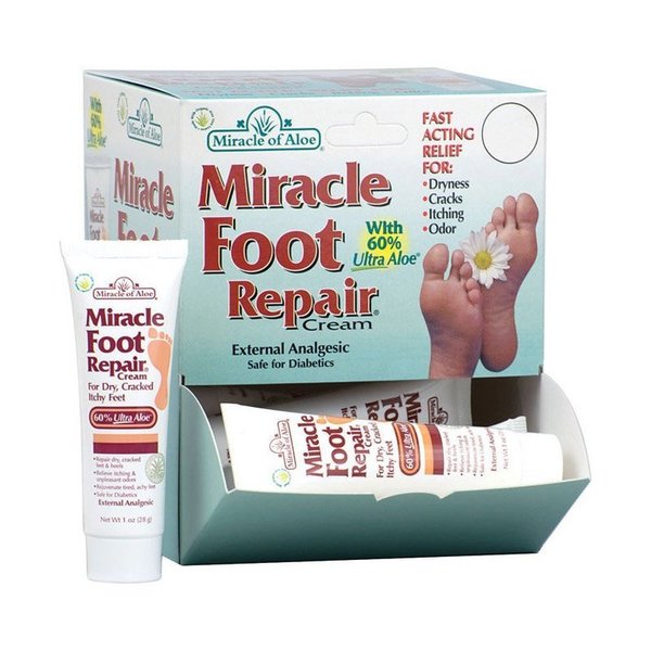 Miracle Foot Miracle of Aloe Aloe Foot Gel 1 oz , 12PK 05026